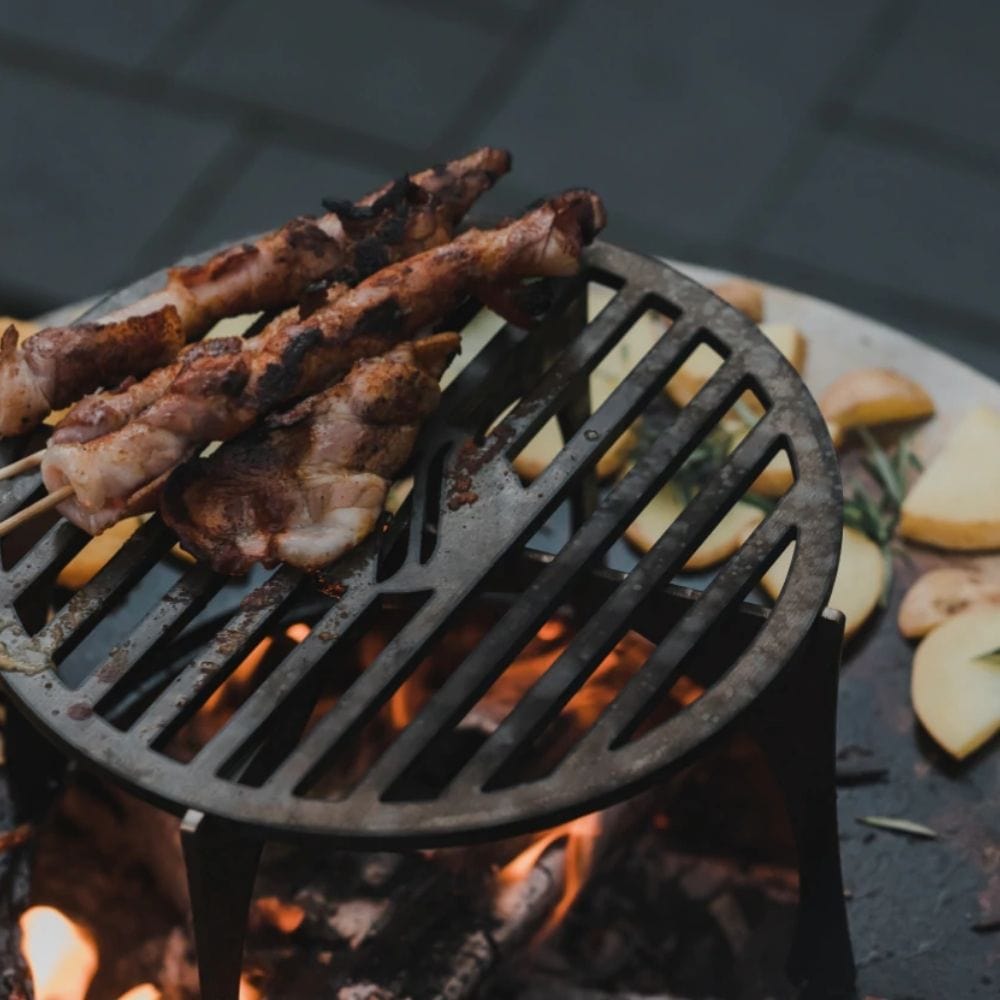 Arteflame Classic 38-Inch Corten Steel Fire Pit with Storage  with no Bundle