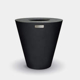 Arteflame One Series 30" Corten Steel Fire Pit with Cooktop in Matte Black