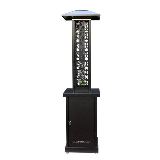 AZ Patio Heaters Hiland Glass Tube Pellet Patio Heater