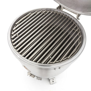 Blaze 20-Inch Freestanding Kamado Grill Stainless Steel Cooking Surface
