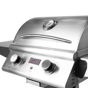 close up on blaze electric grill