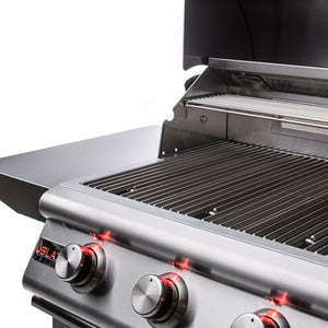 close up on Blaze Premium LTE 32-Inch Built-In 4-Burner Marine Grade Gas Grill