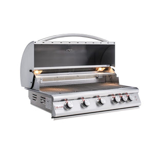 Blaze Premium LTE 40-Inch Built-In 5-Burner Gas Grill with Rear Burner and Lights