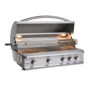 Blaze Professional LUX 44-Inch Built-In 4-Burner Gas Grill with rear infrared burner and lights