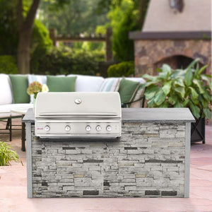 Blaze Professional LUX 44-Inch Built-In 4-Burner Gas Grill in an outdoor space