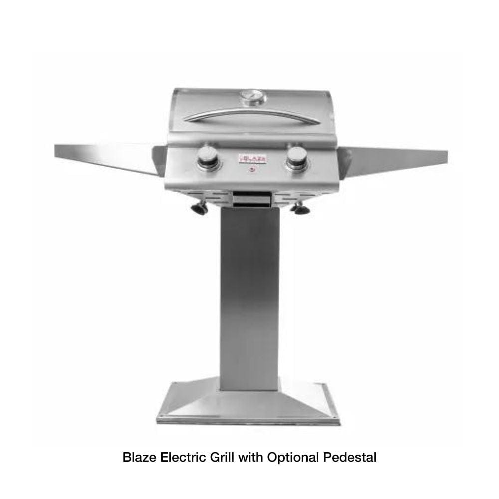 Blaze Stainless Steel Pedestal Base for Electric Grill