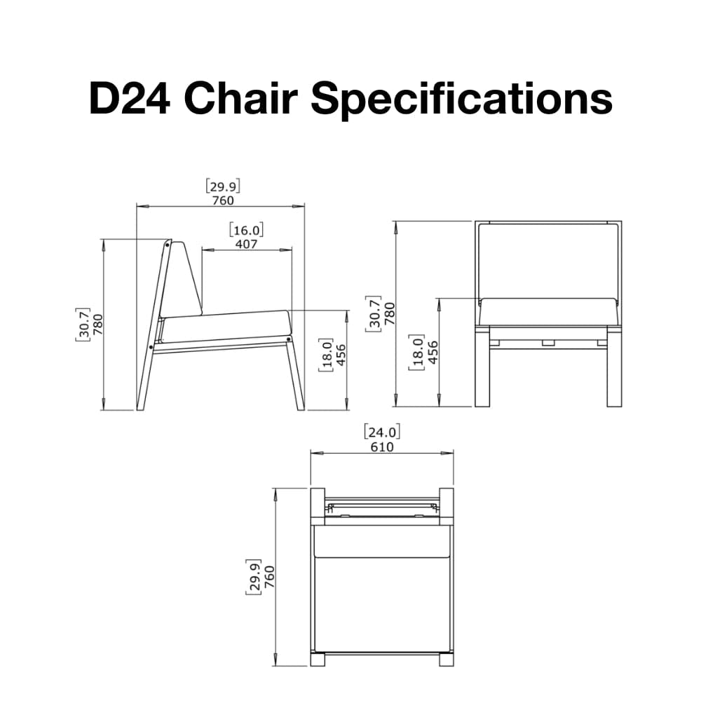Blinde Design Sit D24 Chair Specs