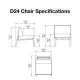 Blinde Design Sit D24 Chair Specs