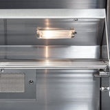 internal hood lights - close-up view