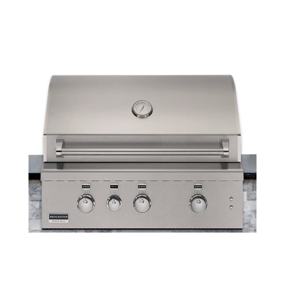 Broilmaster BSG343 34-Inch Built-In Stainless Steel Gas Grill - room setting