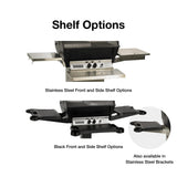 broilmaster shelf options - angle view