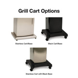 broilmaster grill cart options - angle view