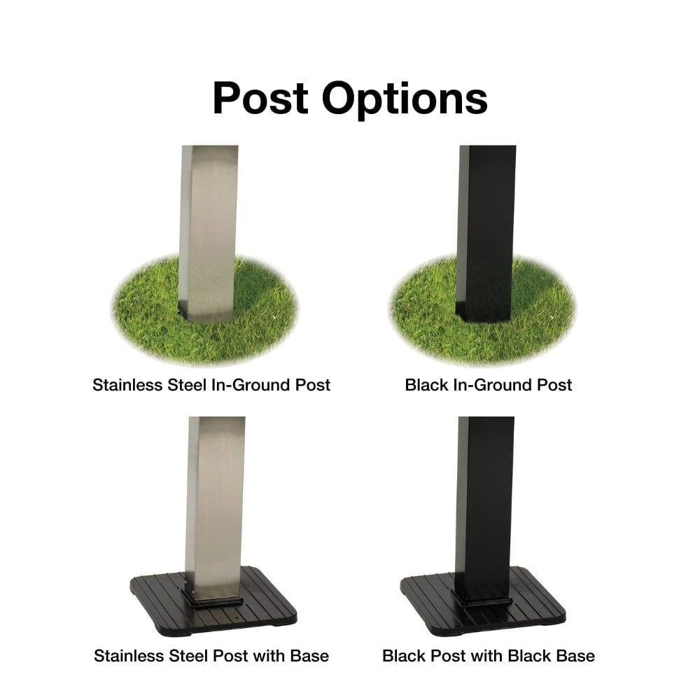 broilmaster post options - angle view
