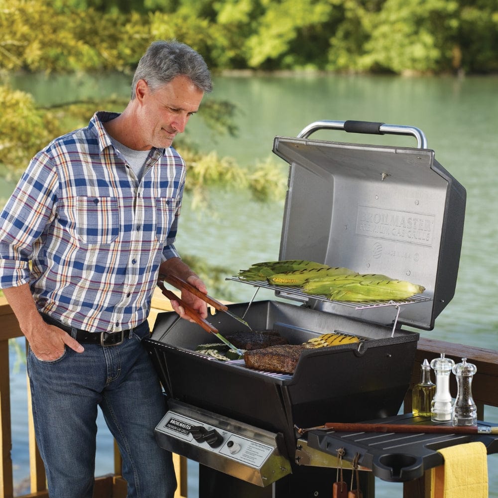 broilmaster p3sx grill with stainless steel base and cart