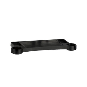 black fixed front shelf for broilmaster cast aluminum grill