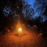 Crafted Fire Witches Brew Fire Pit Used in Camping