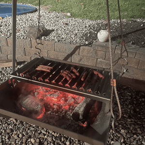 Crafted Fire Witches Brew Fire Pit Cooking using Stainless Steel Grill Grate