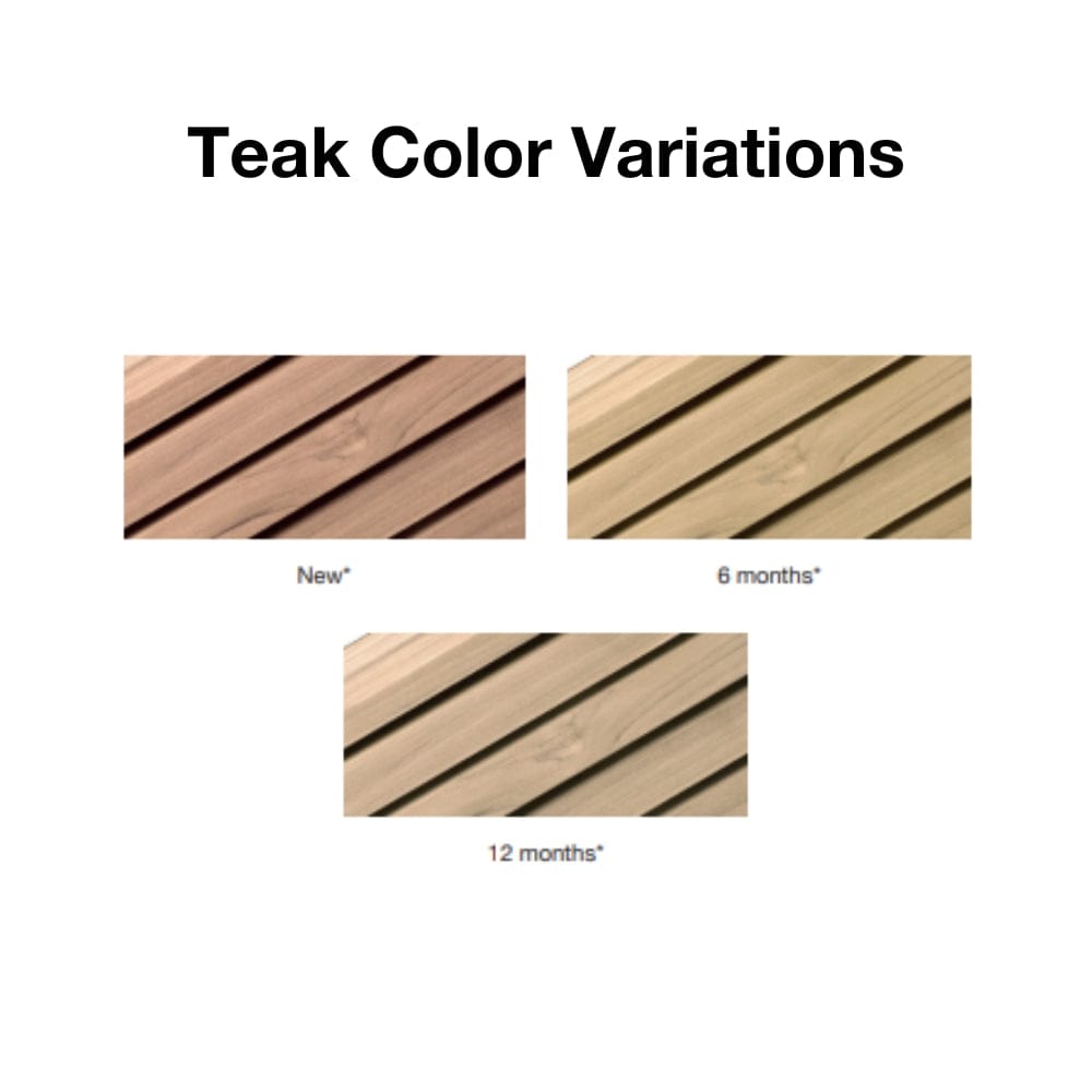 teak color patina - room setting