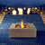 EcoSmart Fire Base Square Concrete Gas Fire Pit Table in Natural