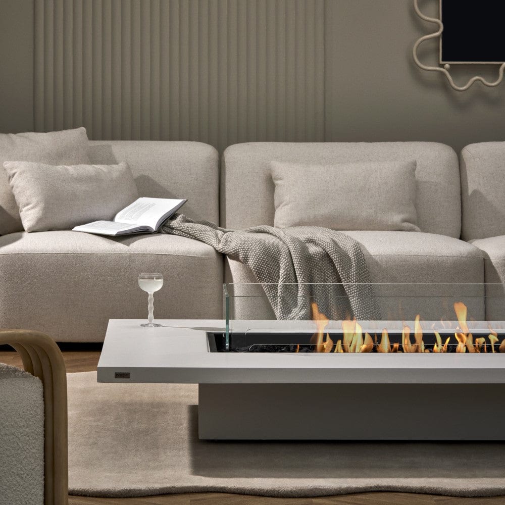 Daiquiri 70&quot; Fire Pit Table in the living room