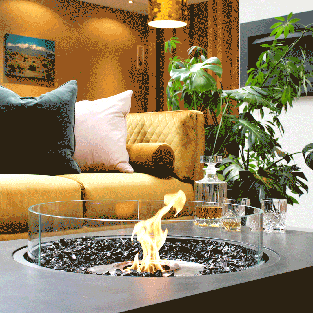 EcoSmart Fire Martini Fire Pit Table with Moving Flames