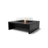 EcoSmart Fire Mojito 40-Inch Square Fire Pit Table in Graphite with Fire Screen
