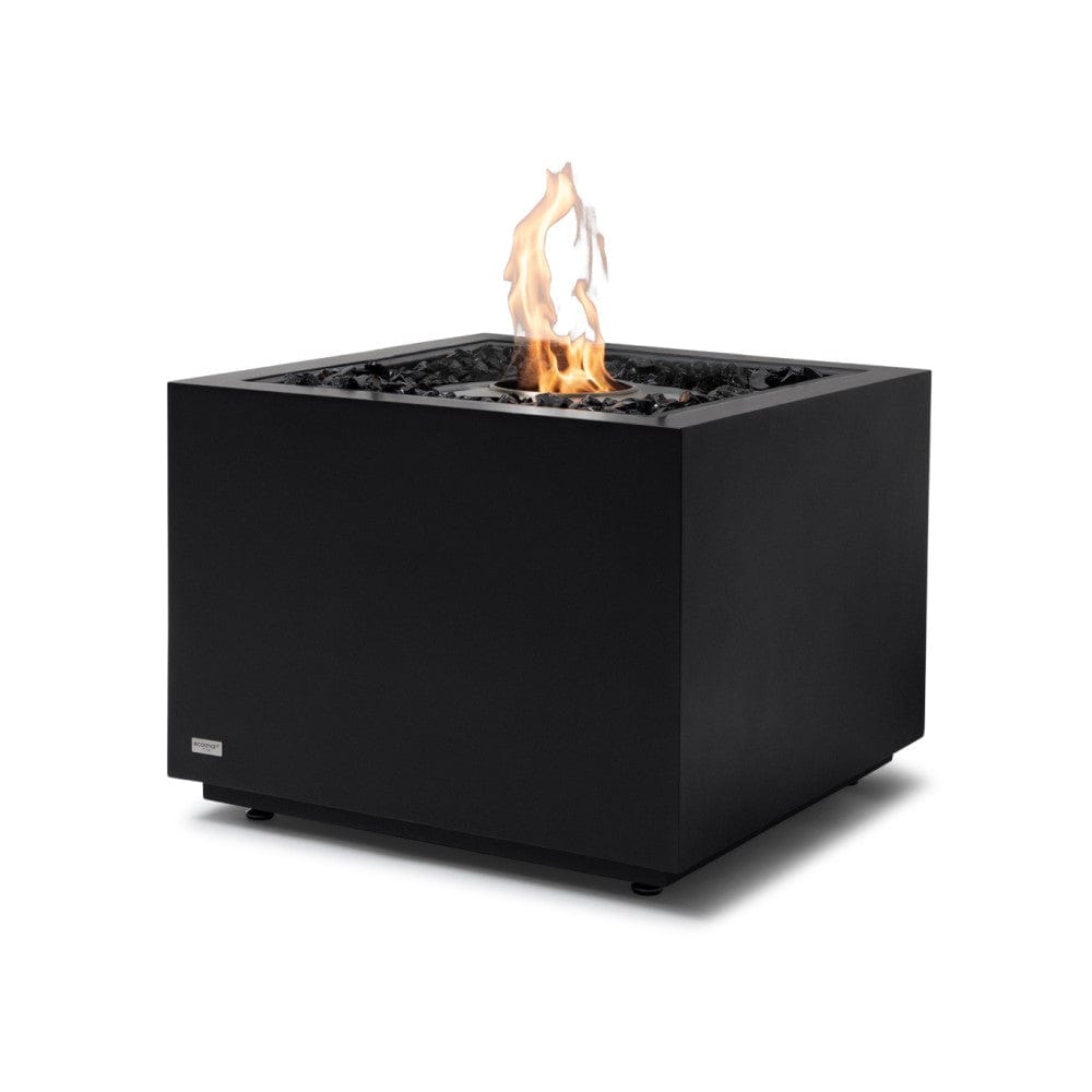 EcoSmart Fire Sidecar 24-Inch Square Fire Pit Table in Graphite