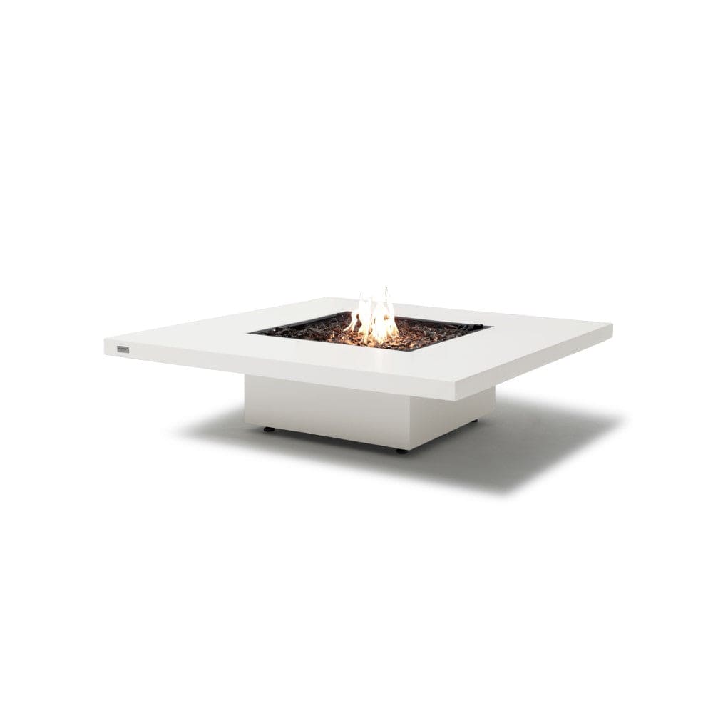 EcoSmart Fire Vertigo 40-Inch Square Fire Pit Table in Bone