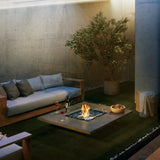 EcoSmart Fire Vertigo 50-Inch Square Fire Pit Table at Residential Place