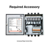required control box - installation view
