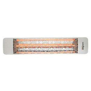 Eurofase 1500w stainless steel infrared electric heater with astra decor plate