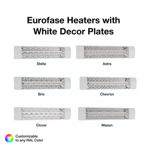 White decor plates