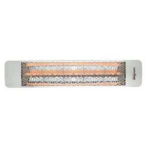 Eurofase 1500w stainless steel infrared electric heater with mason decor plate