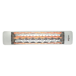 Eurofase 1500w stainless steel infrared electric heater with stella decor plate