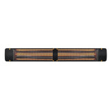 Eurofase 3000W 61-Inch Single Element Electric Heater with Admiral Decor Plate in Black