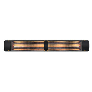 Eurofase 3000W 61-Inch Single Element Electric Heater with Admiral Decor Plate in Black