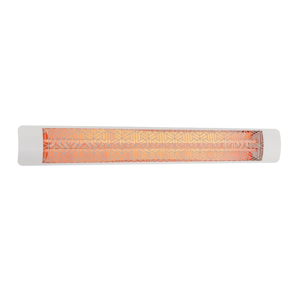 Eurofase 3000W 61-Inch Single Element Electric Heater with Mason Decor Plate in White