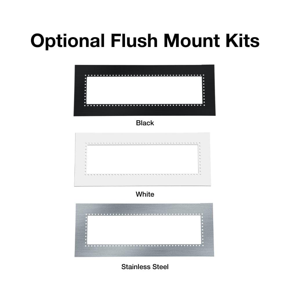 optional flush mount kits - feature detail