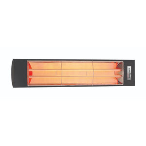 Eurofase 4000W 39-Inch Dual Element Black Infrared Electric Heater