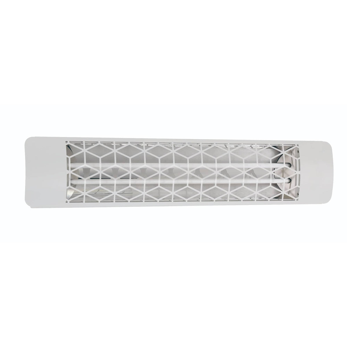 Eurofase 4000W 39-Inch Dual Element Electric Heater with Stella Plate in white