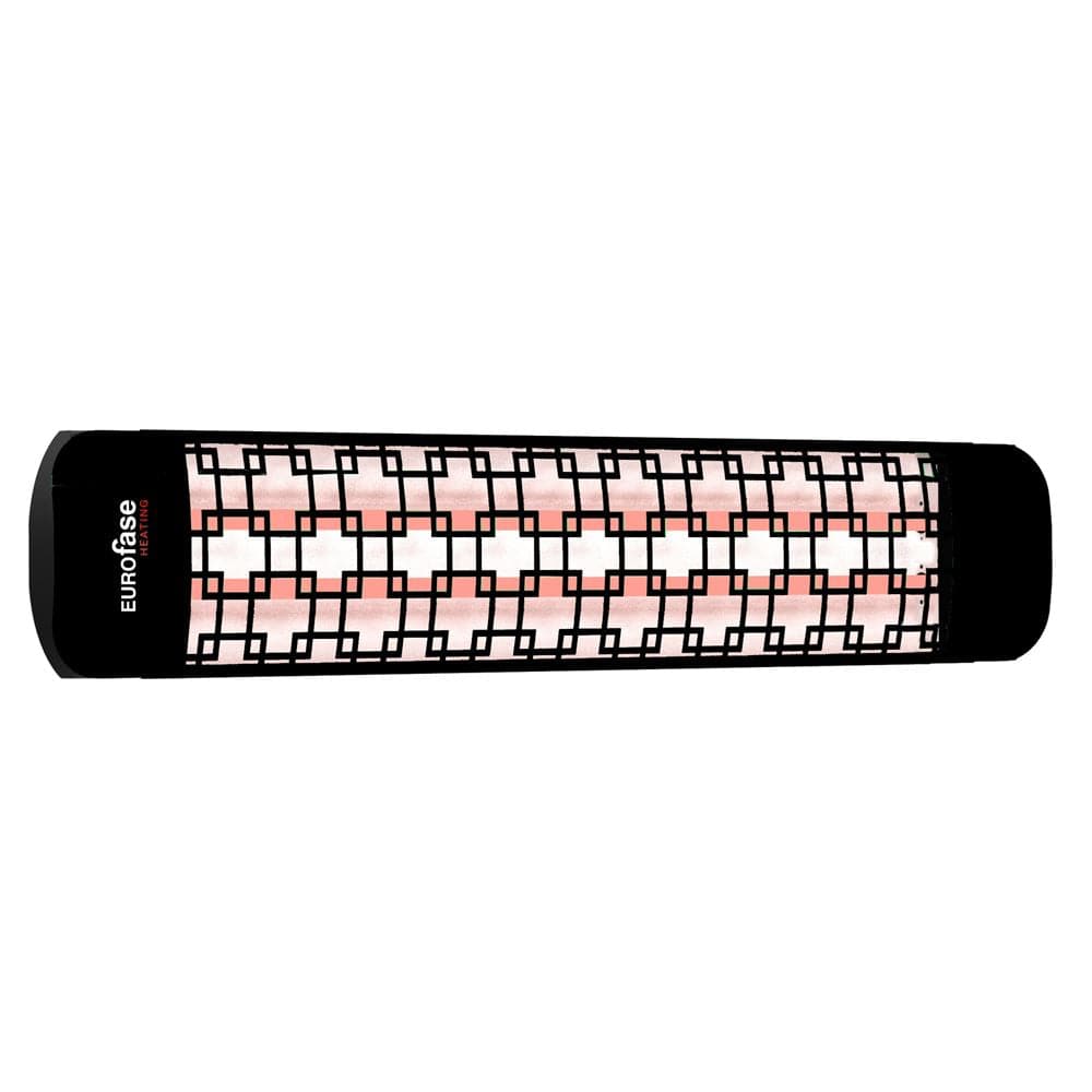 Innova brix decor plate in black for 39-inch electric heater