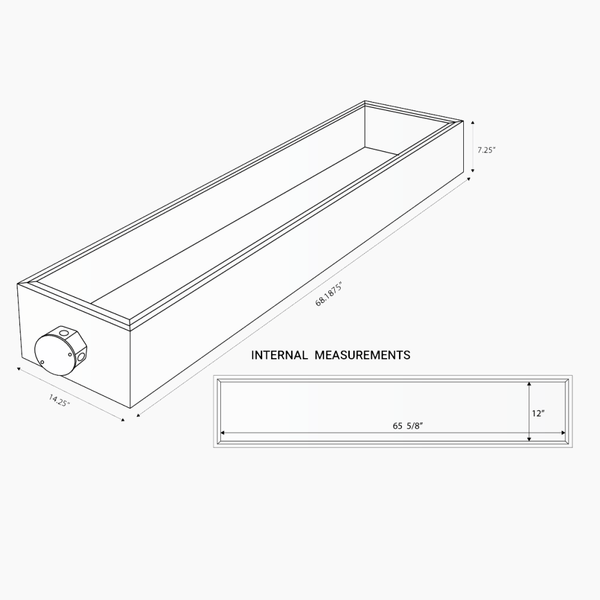 Eurofase Fire-Rated Box Kit for 61-Inch Electric Heater Specs