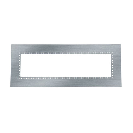 stainless steel flush mount kit - side view