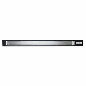 eurofase low profile 4000w 64-inch black electric patio heater turned off