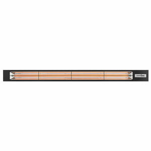 eurofase low profile 4000w 64-inch black electric patio heater