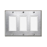 Innova 3 Simple ON/OFF Switch in Stainless Steel - detail view