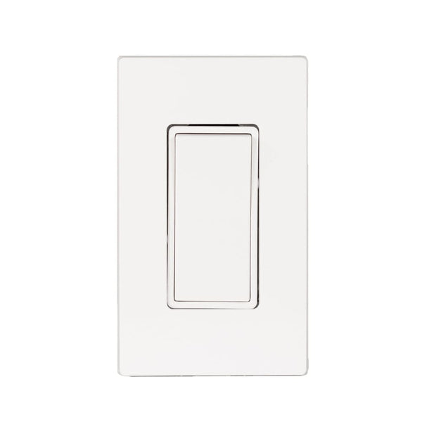Innova Simple ON/OFF Switch in White - installation view