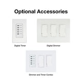 digital timer, digital dimmer and dimmer and timer combo - detail view