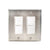 Innova Wall Plate Dual Duplex Switch in White