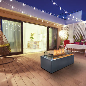 Fire Garden 48-Inch Natural Gas Fire Pit on a patio